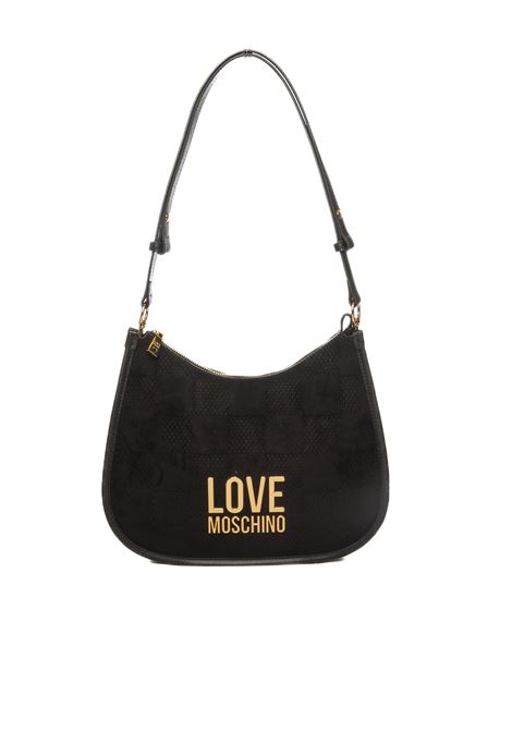 borsa a spalla nera LOVE MOSCHINO | JC4126PP0N-00A